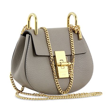 Chloe Drew Nano Leather Crossbody Bag 